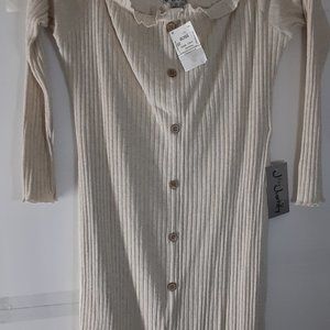 LONG SLEEVE SWEATER DRESS